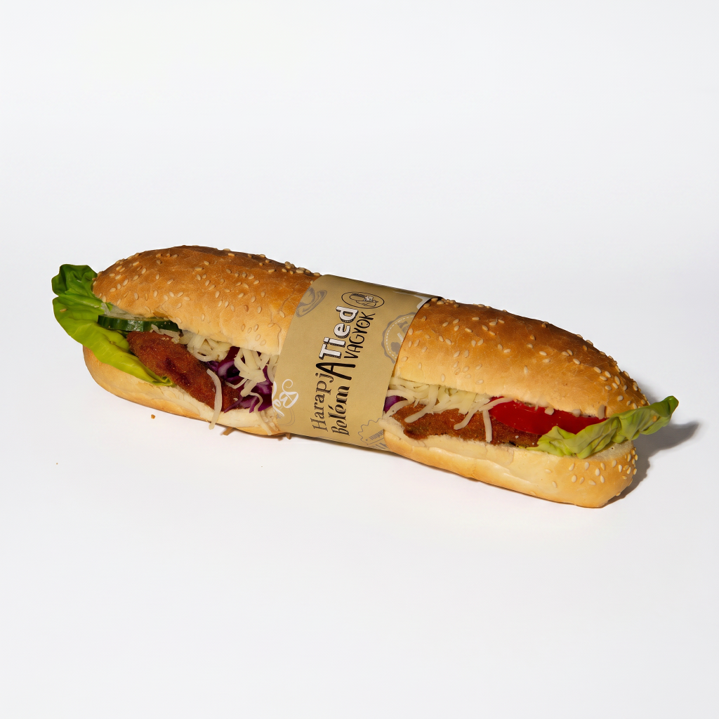 Rántott csirkemelles szendvics 250g